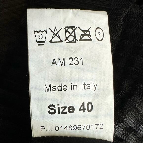 A. Marsi Black Tunic Made in Italy Women’s Size 40 (US M) - Picture 4 of 5